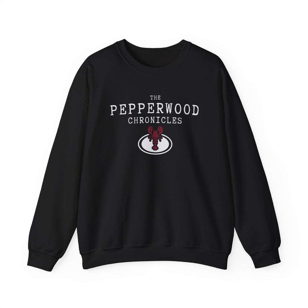 Crewneck Sweatshirt — The Pepperwood Chronicles Graphic Pullover (Lobster Emblem)