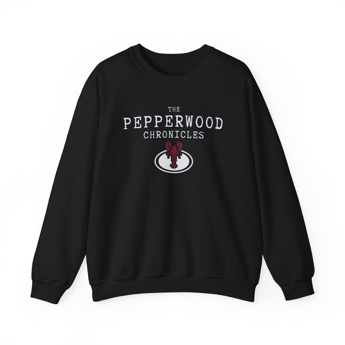 Crewneck Sweatshirt — The Pepperwood Chronicles Graphic Pullover (Lobster Emblem)