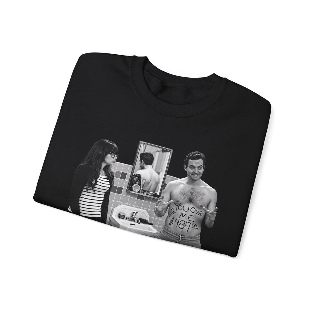 Retro 90s TV Scene Crewneck Sweatshirt