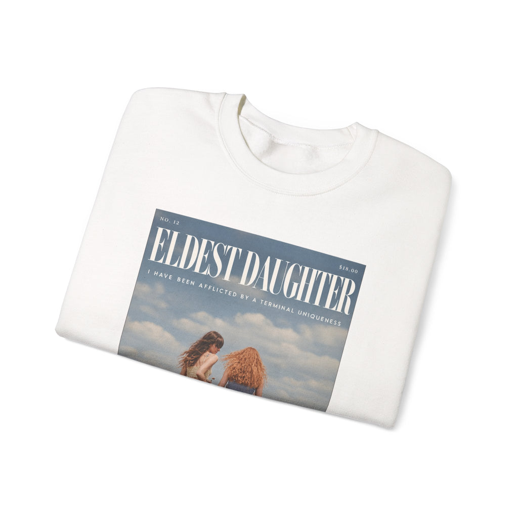 Eldest Daughter Graphic Sweatshirt – Vintage Field Photo Crewneck