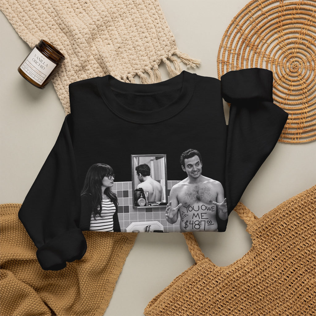 Retro 90s TV Scene Crewneck Sweatshirt