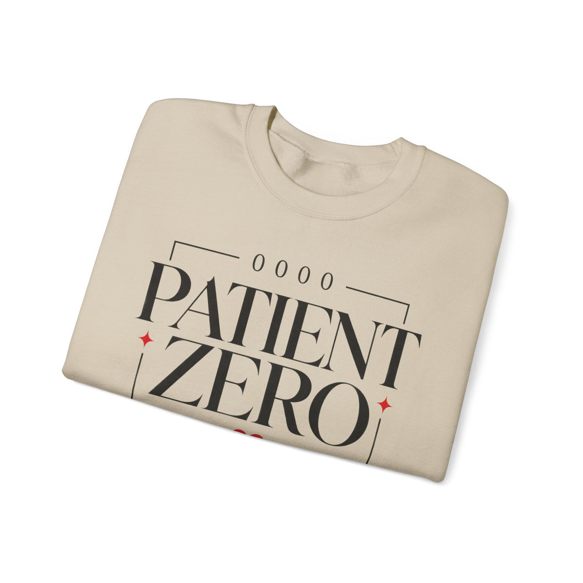 Patient Zero Crewneck Sweatshirt – Retro Medical Tribute Pullover