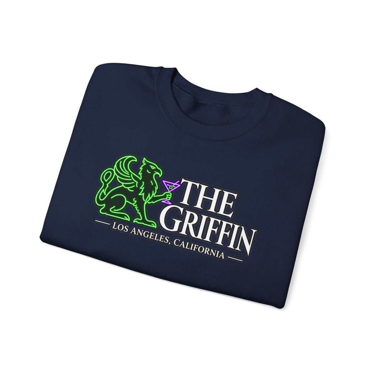 Griffin Bar Crewneck Sweatshirt — "The Griffin" Los Angeles Logo