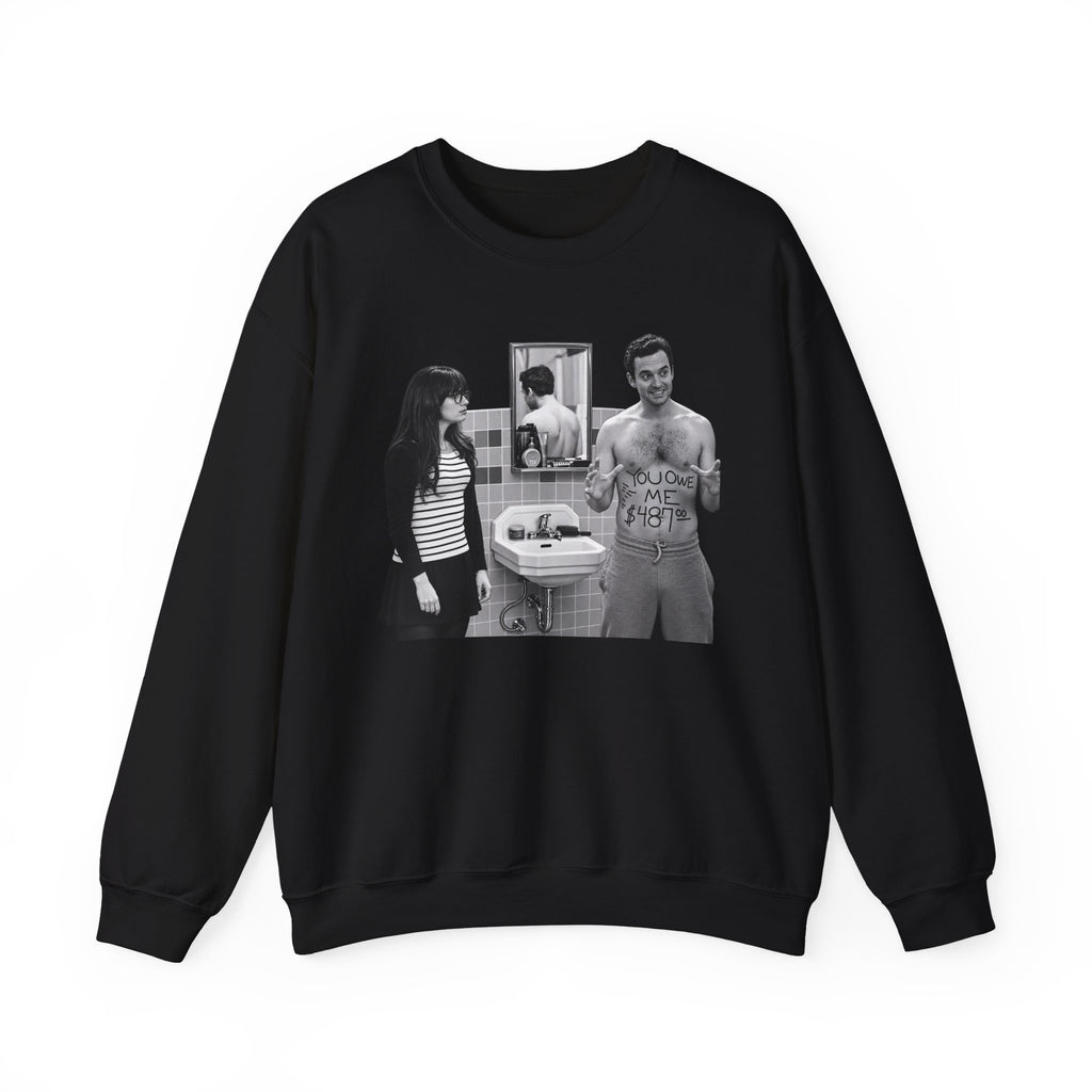 Retro 90s TV Scene Crewneck Sweatshirt