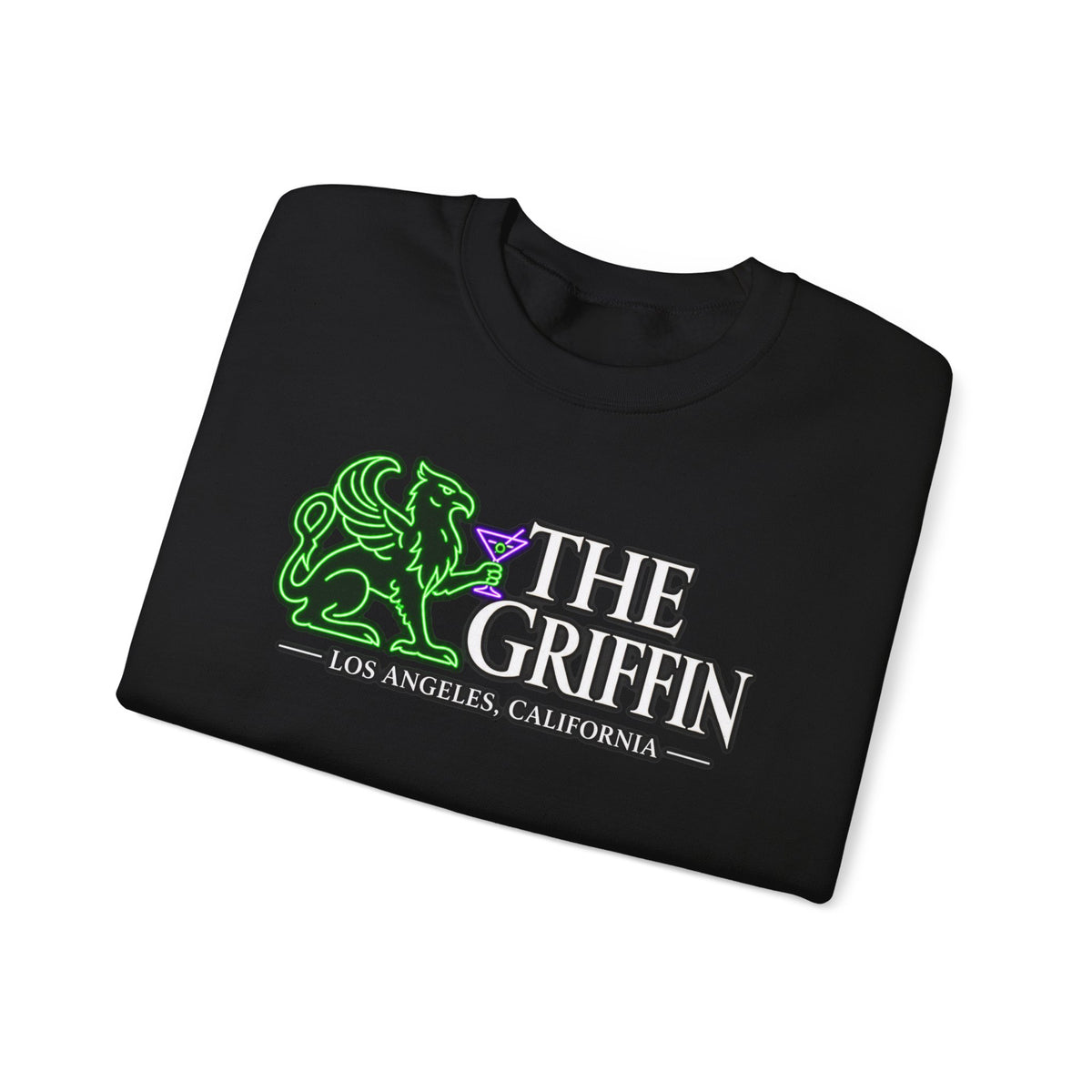 Griffin Bar Crewneck Sweatshirt — "The Griffin" Los Angeles Logo