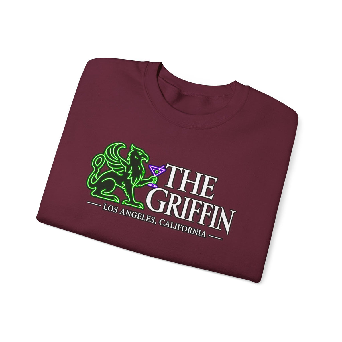 Griffin Bar Crewneck Sweatshirt — "The Griffin" Los Angeles Logo