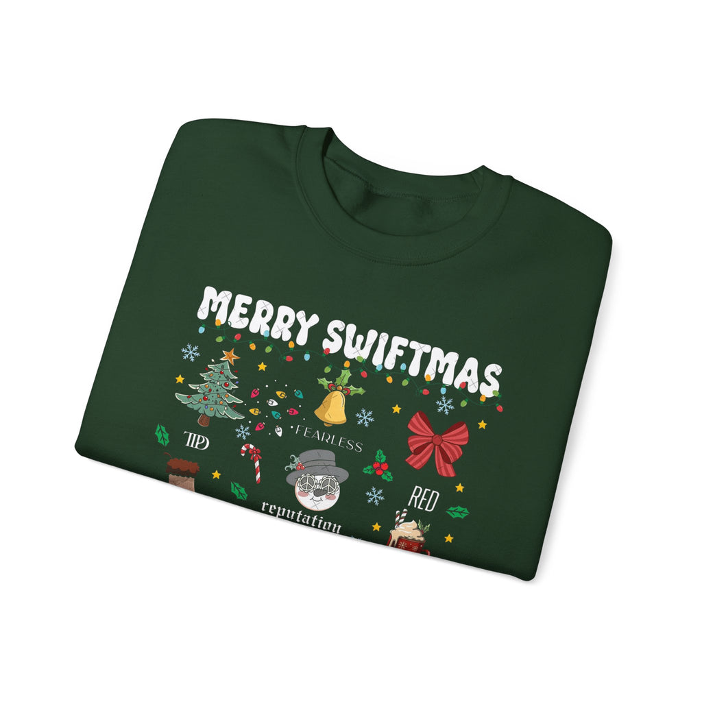 Merry Swiftmas Eras Holiday Crewneck