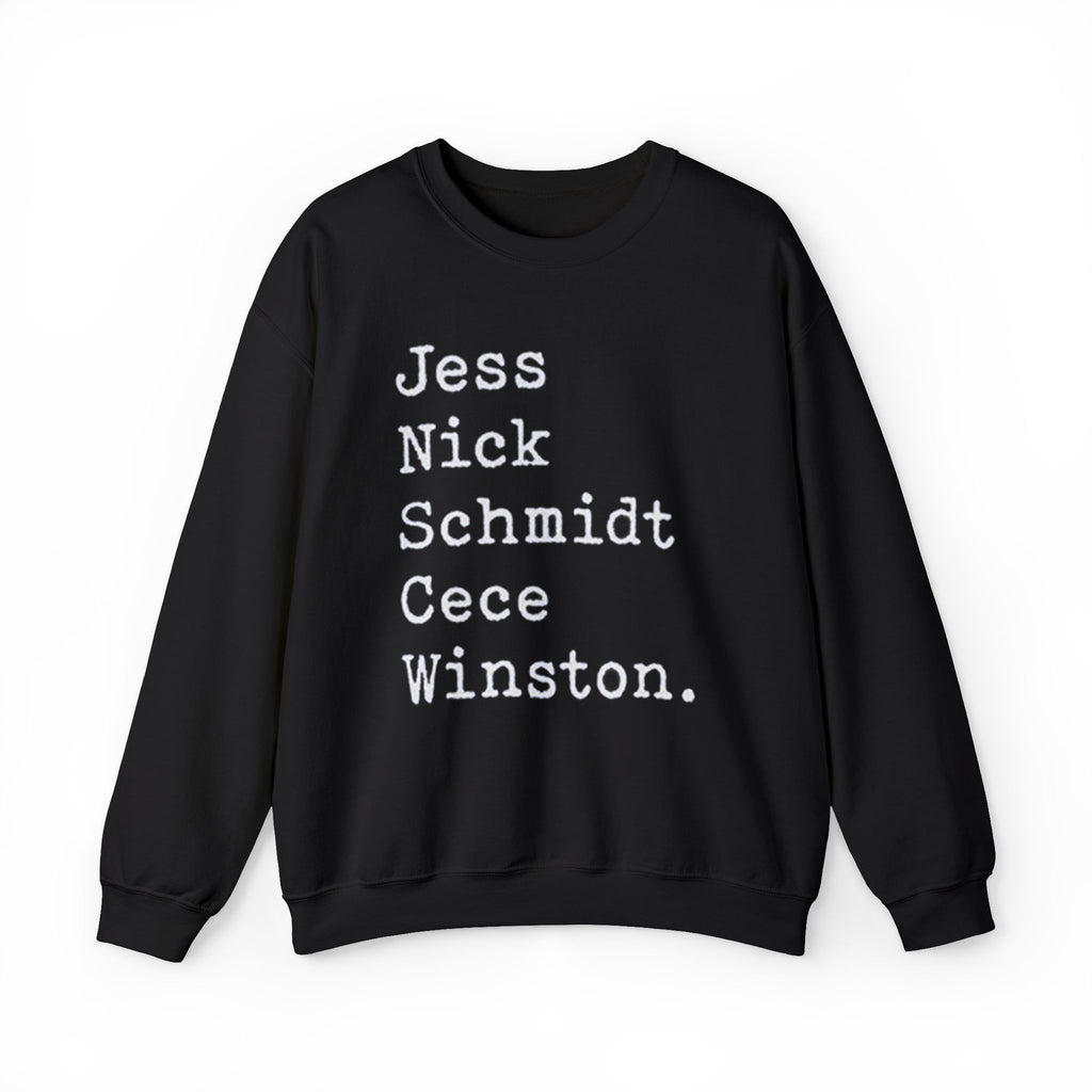 Riverdale Character Name Crewneck Sweatshirt — Jess, Nick, Schmidt, Cece, Winston