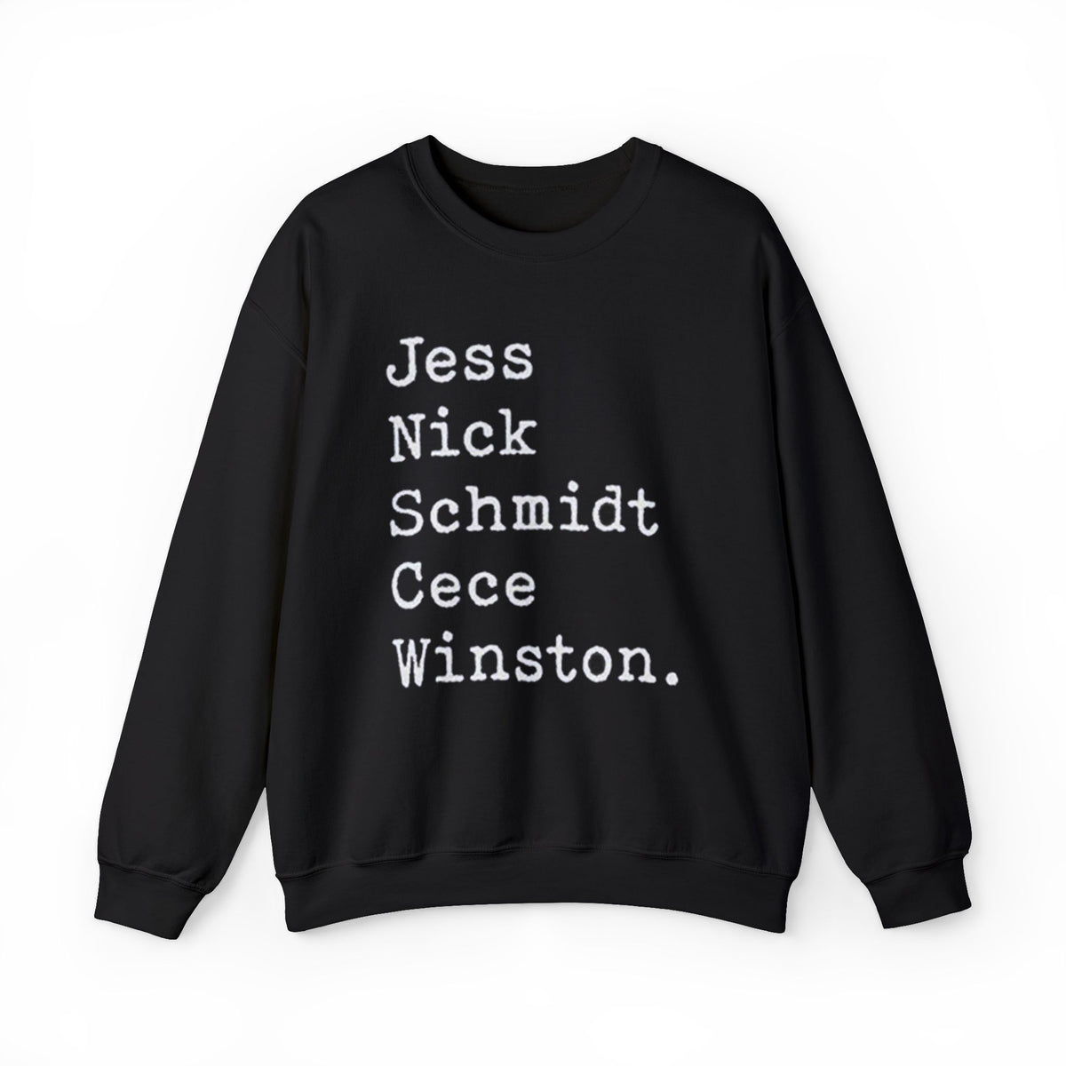 Riverdale Character Name Crewneck Sweatshirt — Jess, Nick, Schmidt, Cece, Winston