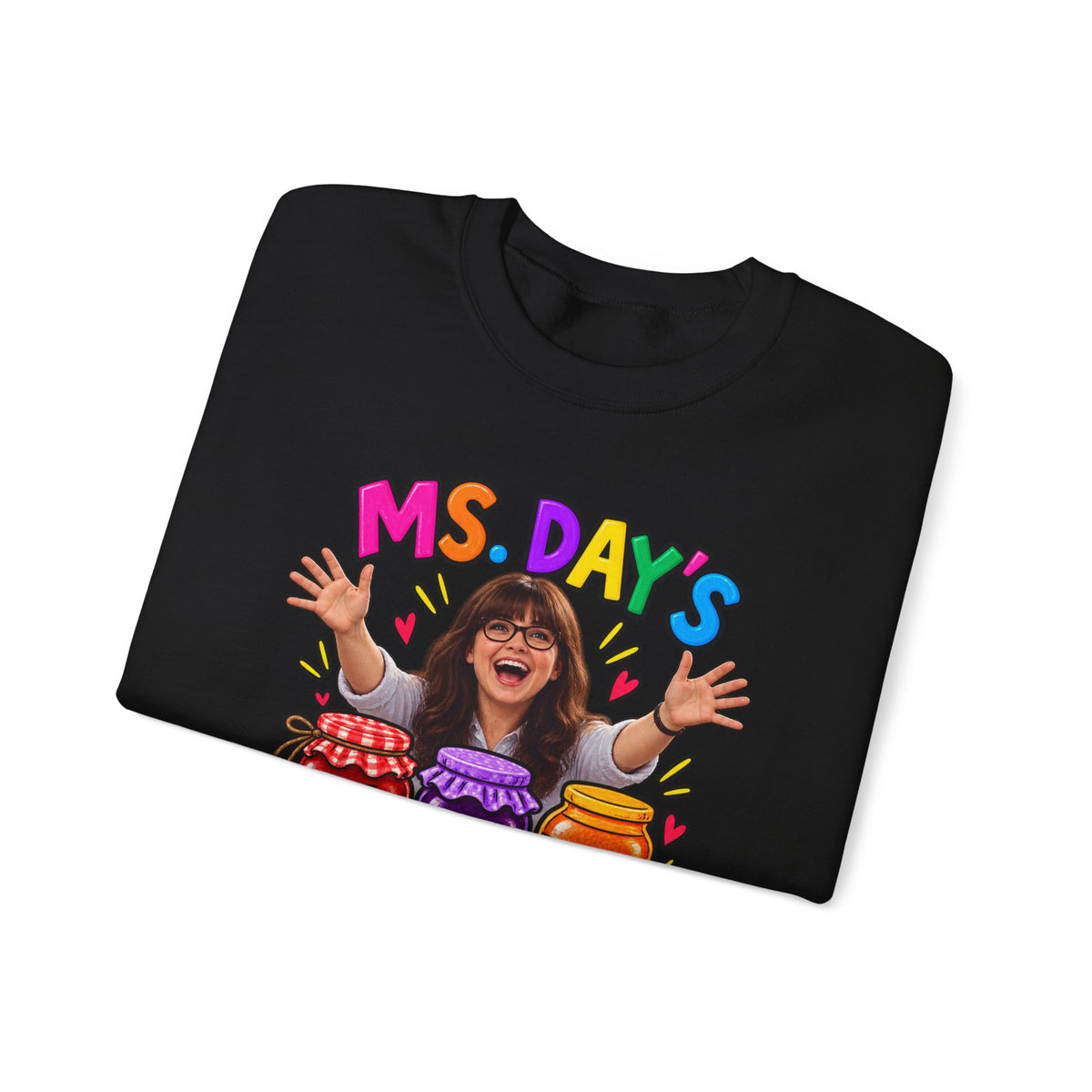 Jam-Boree Teacher Crewneck Sweatshirt — "Ms. Day's Jam-Boree" Sixth Grade Class 2009