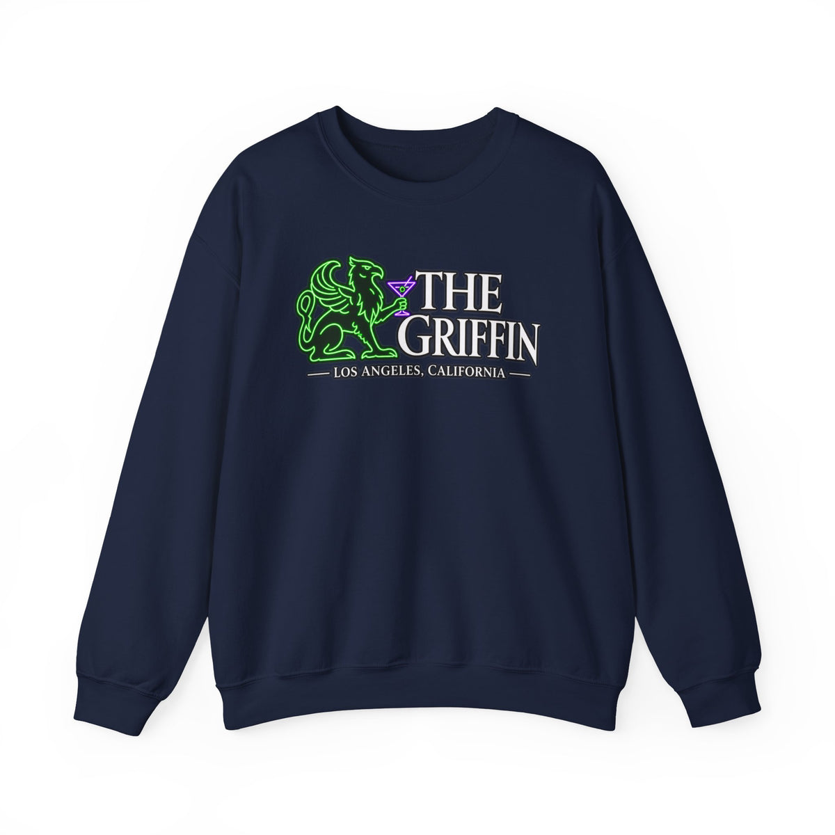 Griffin Bar Crewneck Sweatshirt — "The Griffin" Los Angeles Logo