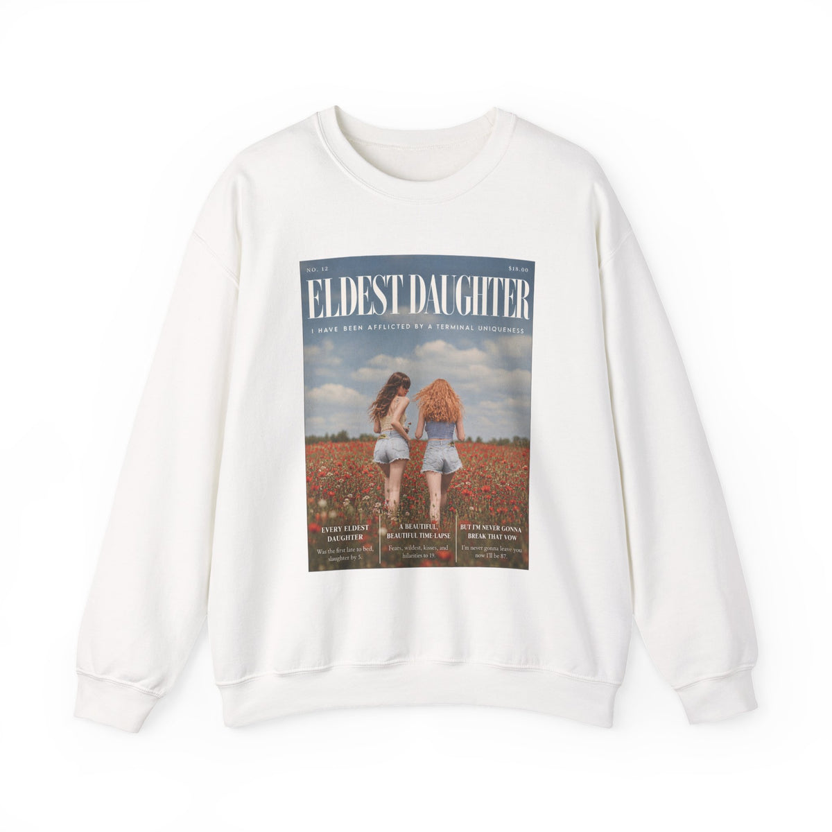 Eldest Daughter Graphic Sweatshirt – Vintage Field Photo Crewneck